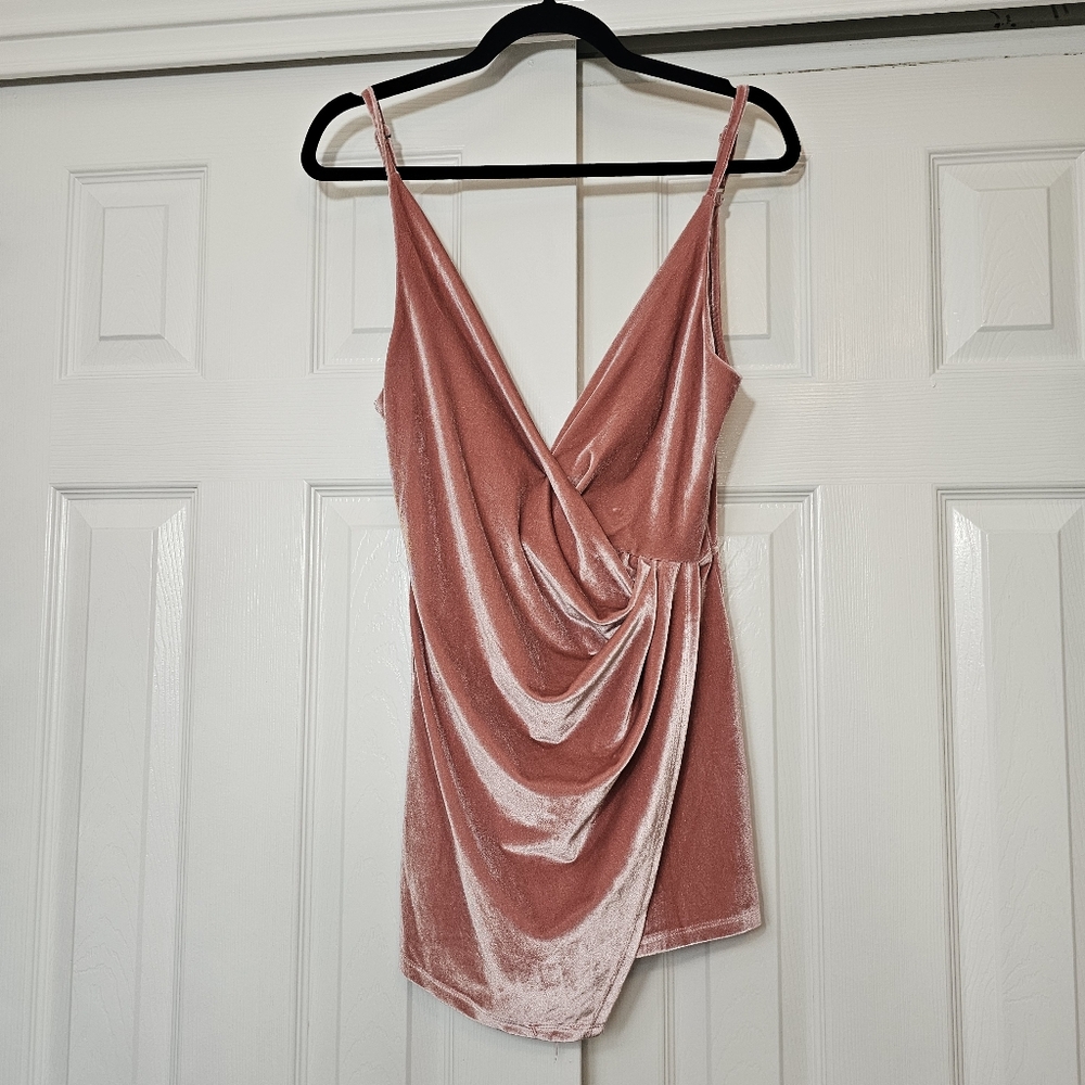 Pink Velvet Romper US 4
